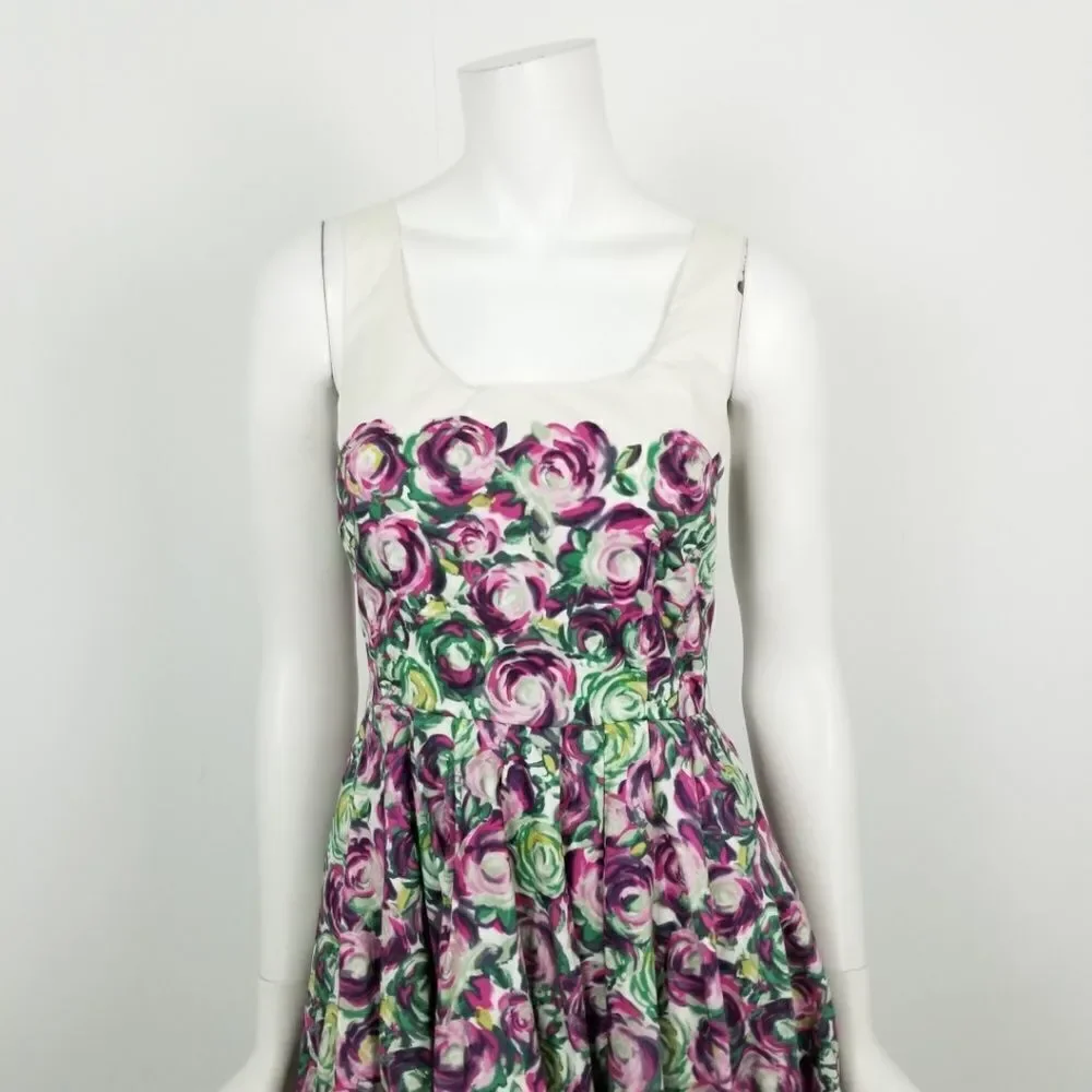 Lauren Conrad Floral Fit & Flare Bow Back Dress